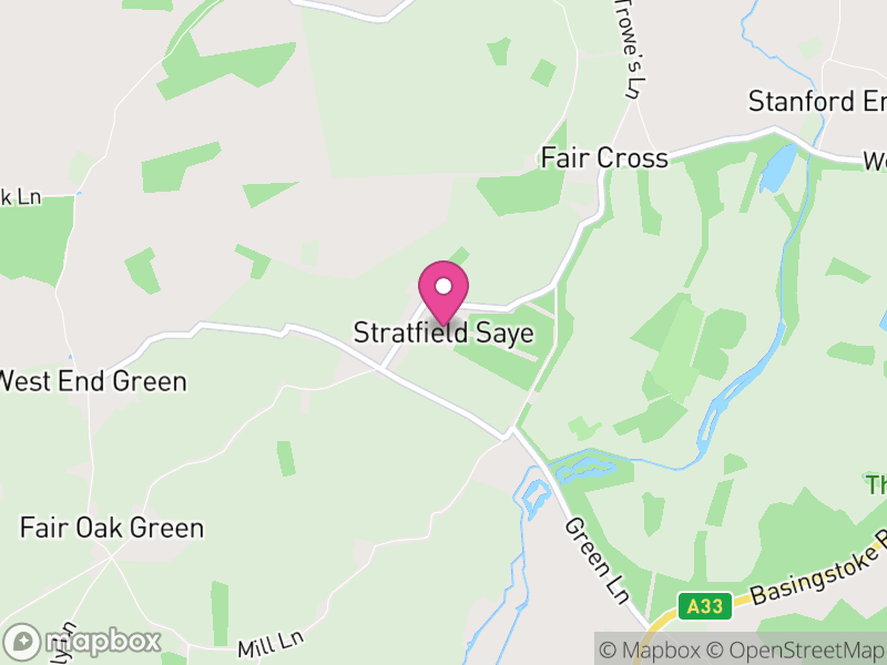 Map of Stratfield Saye, Basingstoke and Deane