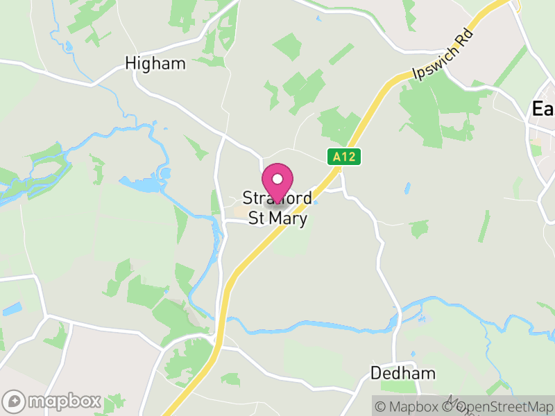 Map of Stratford St. Mary, Babergh