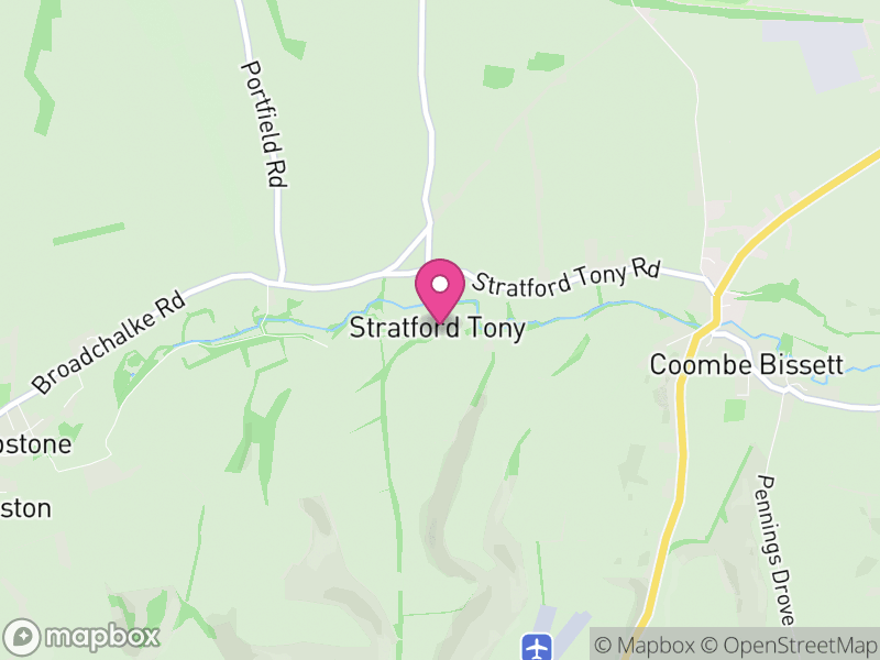 Map of Stratford Toney, Wiltshire