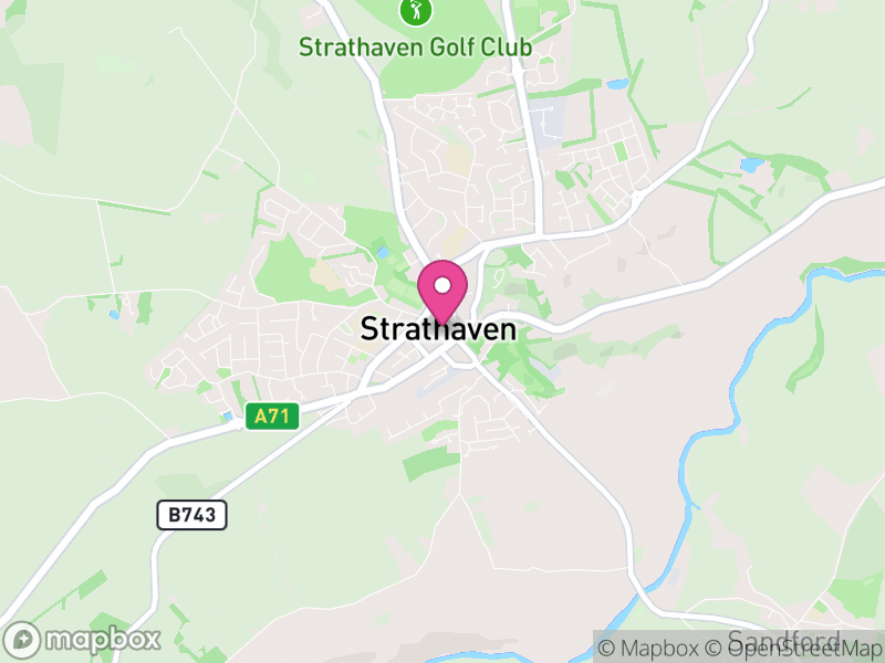Map of Strathaven