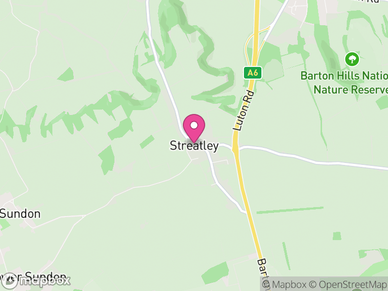 Map of Streatley, Central Bedfordshire