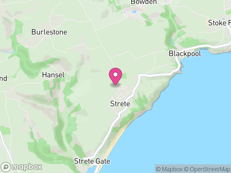 Map of Strete, South Hams