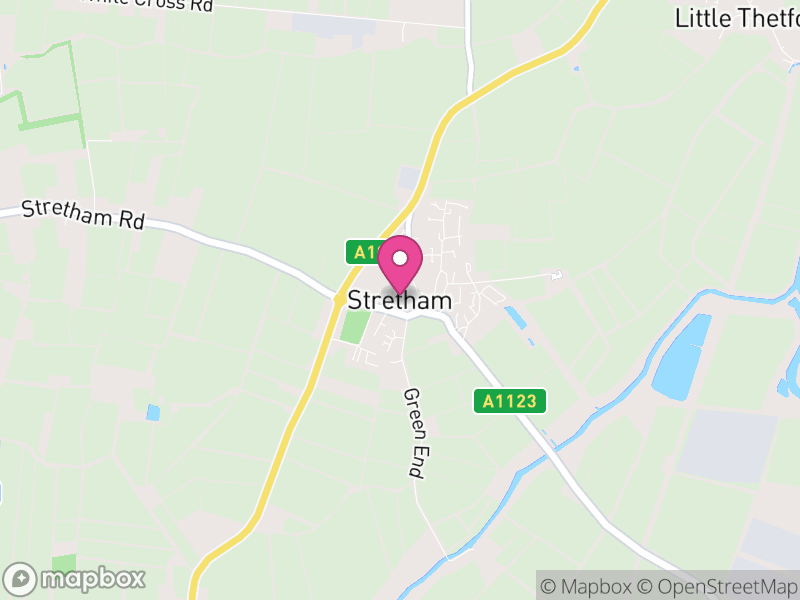Map of Stretham, East Cambridgeshire