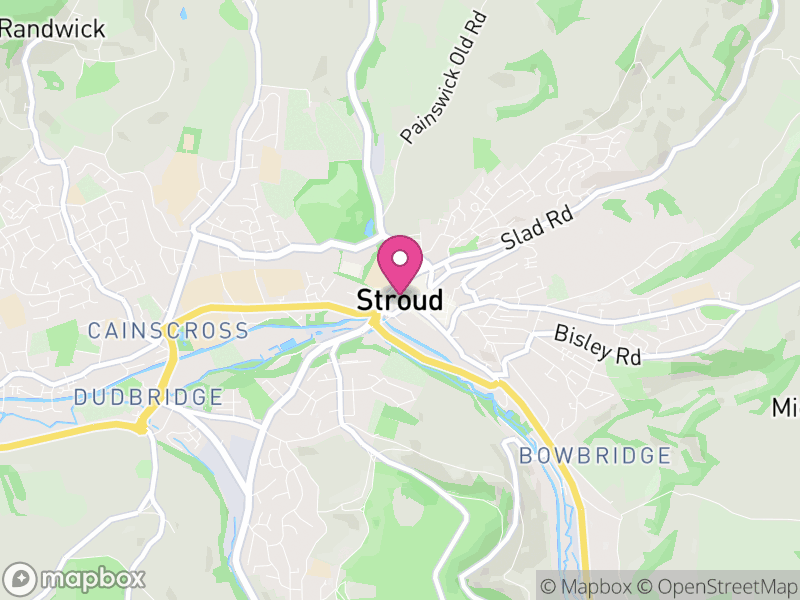 Map of Stroud, Stroud