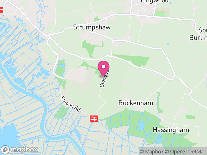 Map of Strumpshaw, Broadland