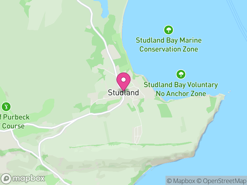 Map of Studland, Dorset