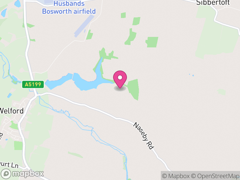 Map of Sulby, West Northamptonshire