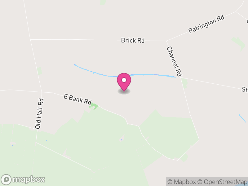 Map of Sunk Island, East Riding of Yorkshire
