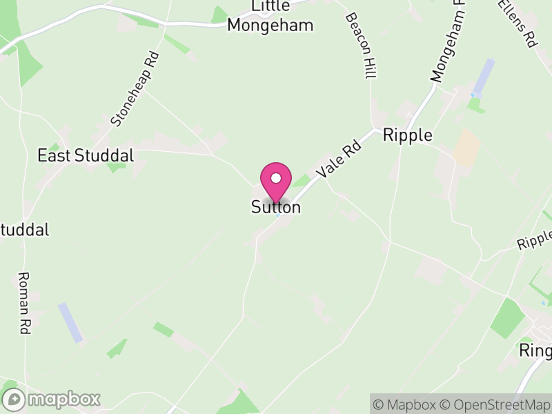 Map of Sutton, Dover