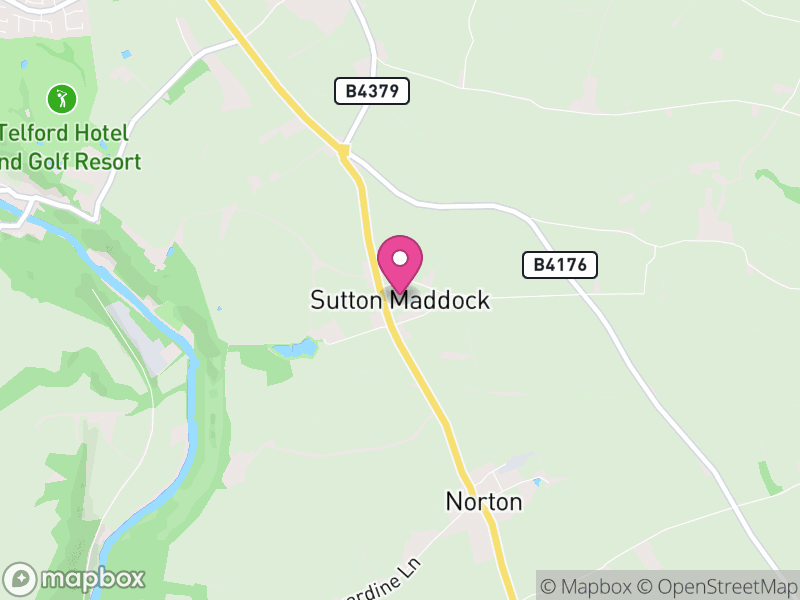 Map of Sutton Maddock, England