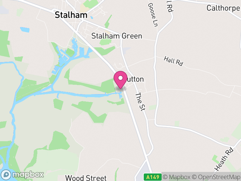 Map of Sutton, North Norfolk