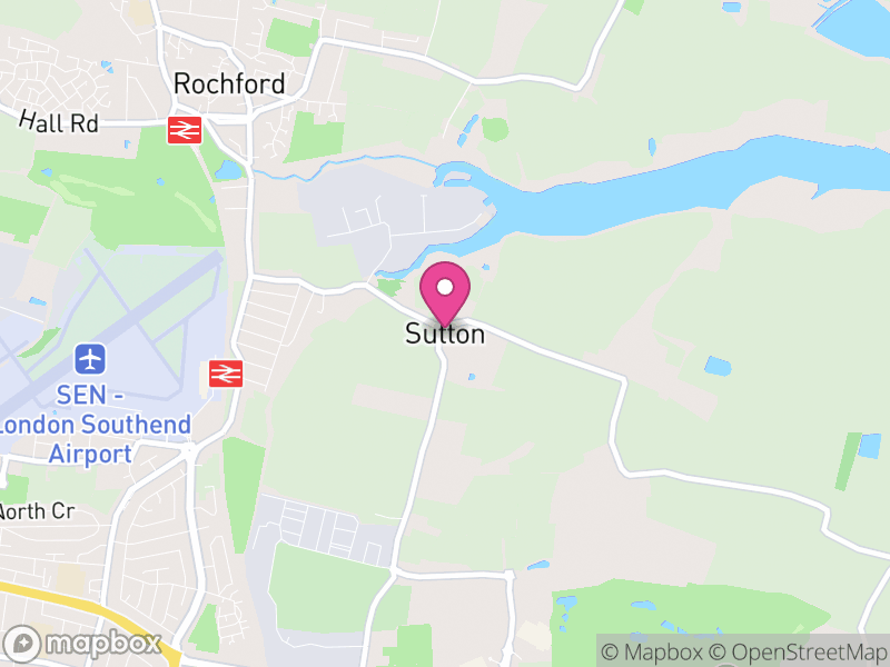 Map of Sutton, Rochford