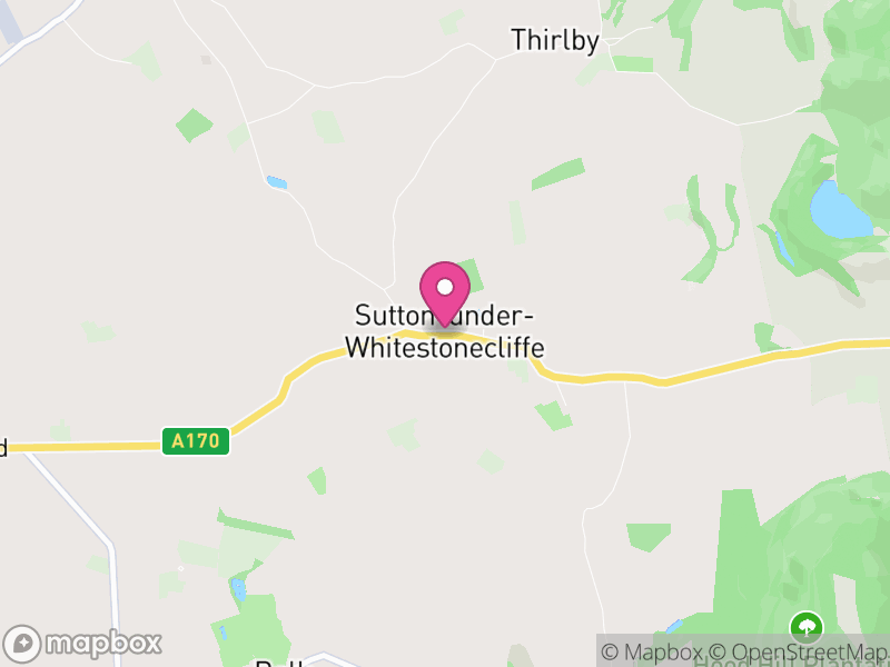 Map of Sutton-under-Whitestonecliffe, North Yorkshire