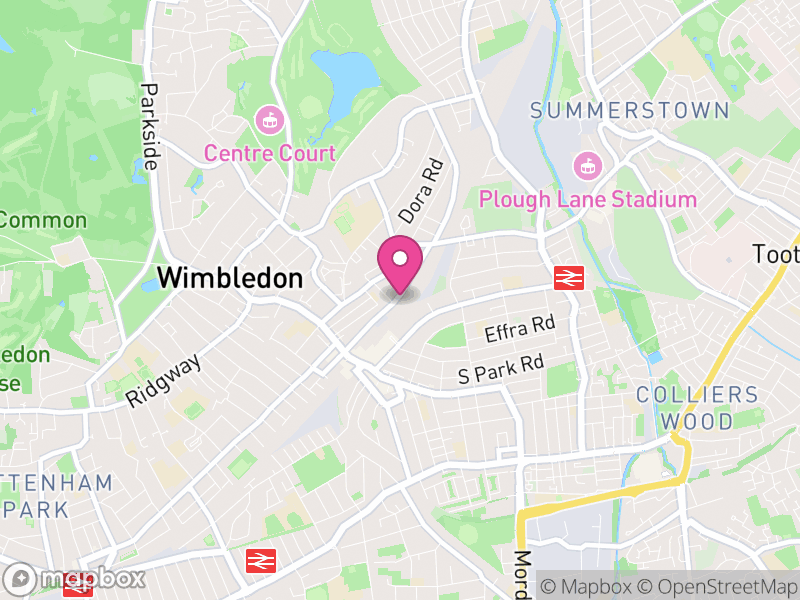 Map of SW19