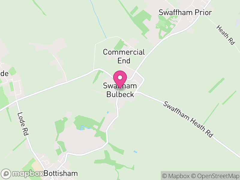 Map of Swaffham Bulbeck, East Cambridgeshire