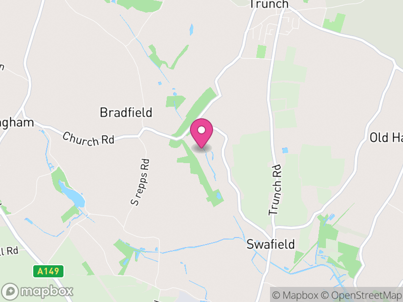 Map of Swafield, North Norfolk