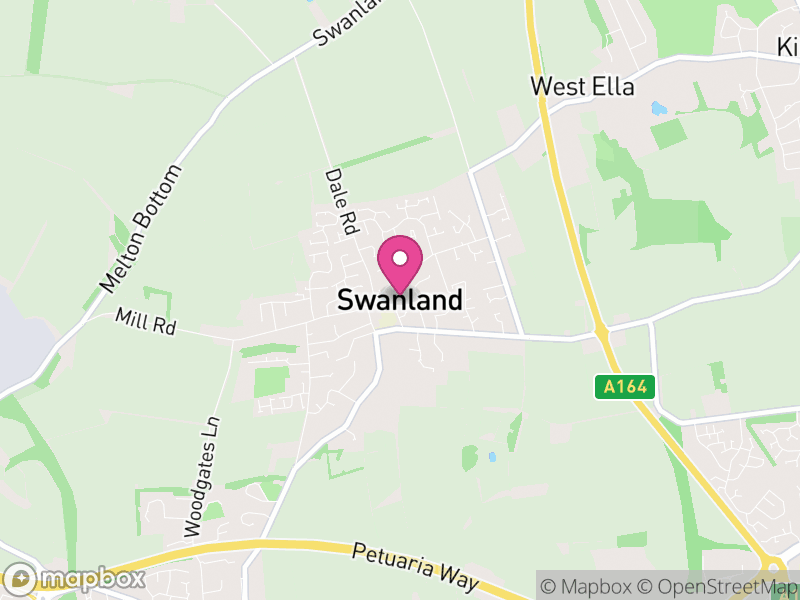 Map of Swanland, East Riding of Yorkshire