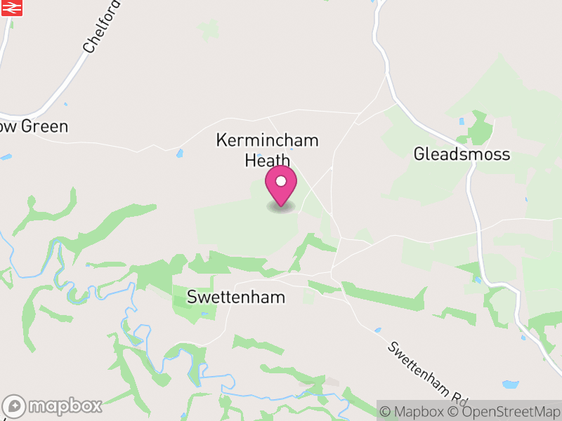 Map of Swettenham, Cheshire East