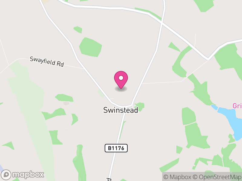 Map of Swinstead, South Kesteven