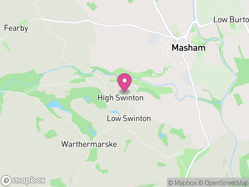 Map of Swinton with Warthermarske, North Yorkshire