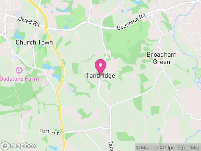 Map of Tandridge, Tandridge