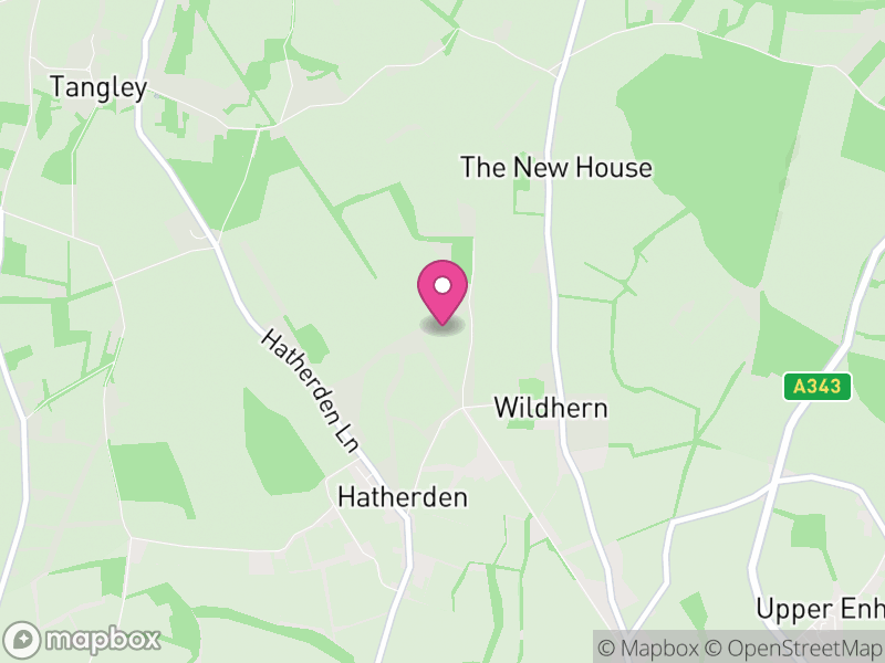 Map of Tangley, Test Valley