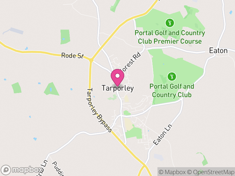 Map of Tarporley, Cheshire West and Chester