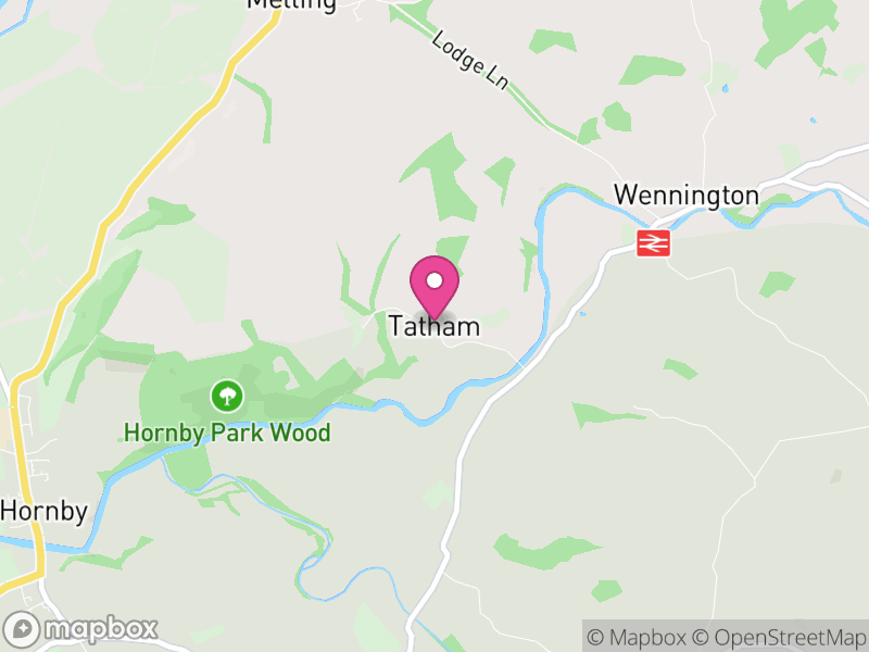 Map of Tatham, Lancaster