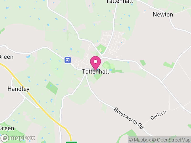 Map of Tattenhall and District, Cheshire West and Chester