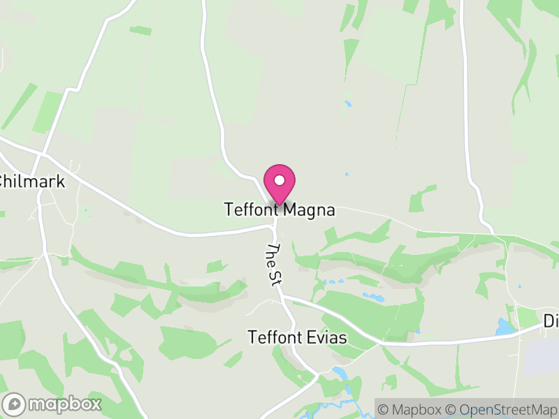 Map of Teffont, Wiltshire