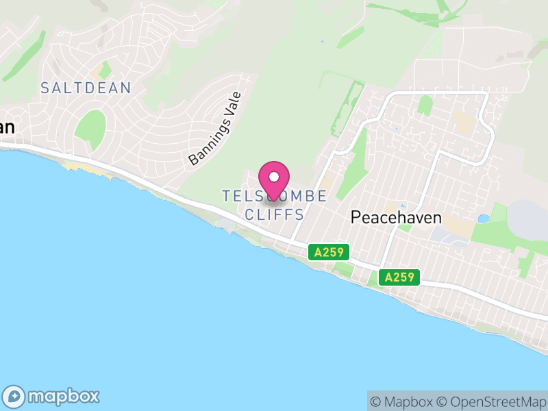 Map of Telscombe, Lewes