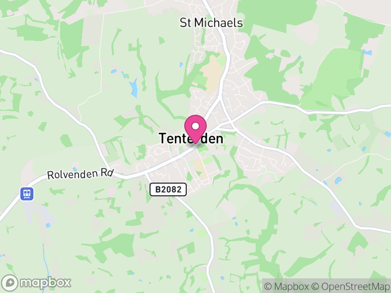 Map of Tenterden, Ashford
