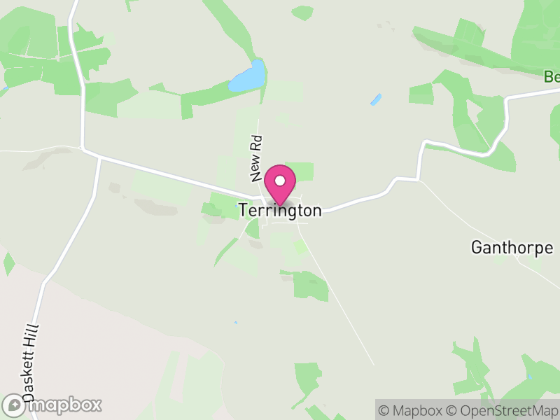 Map of Terrington, North Yorkshire