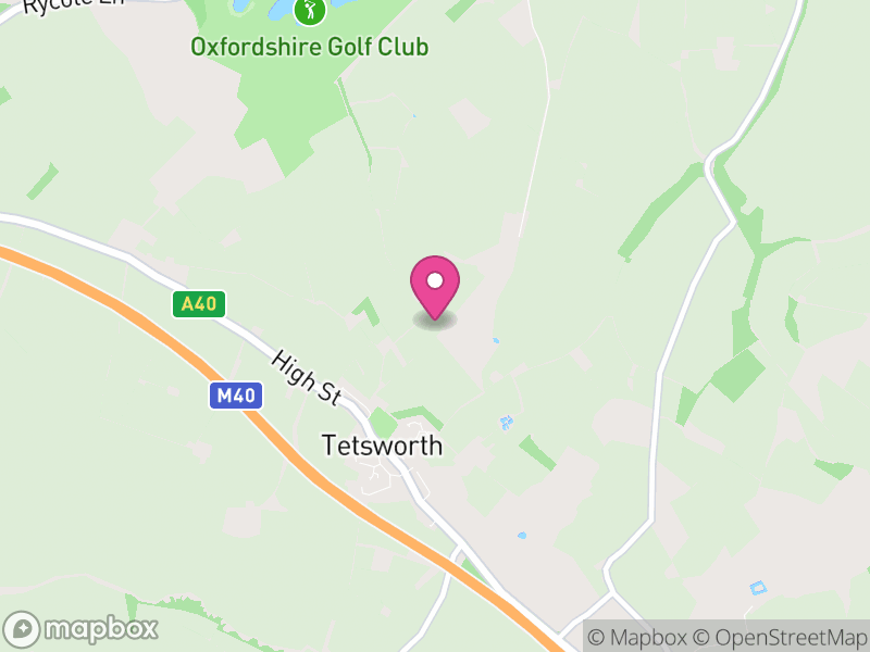 Map of Tetsworth, South Oxfordshire