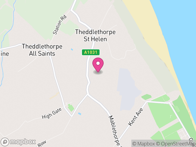 Map of Theddlethorpe St Helen, East Lindsey