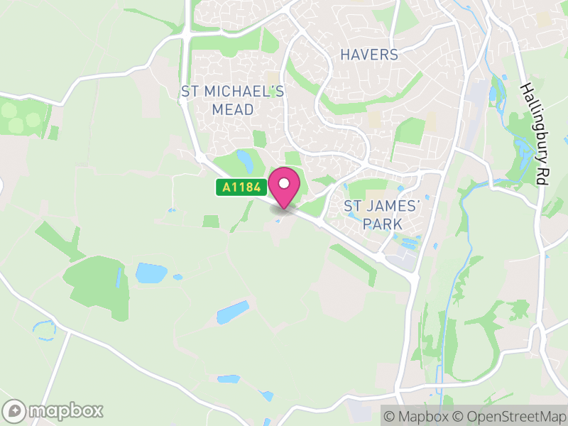 Map of Thorley, East Hertfordshire