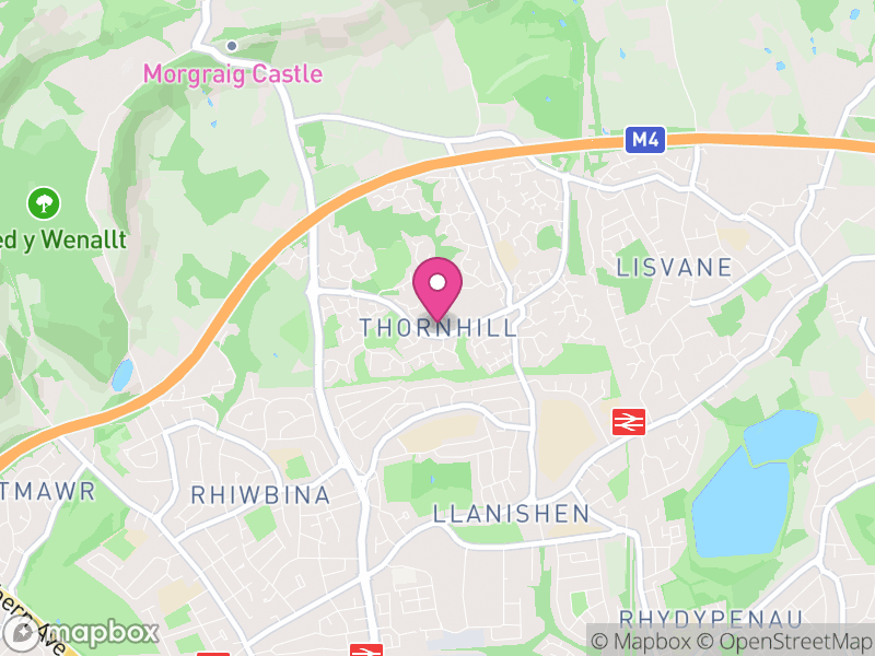 Map of Thornhill, Cardiff