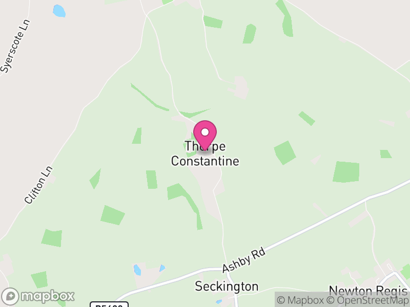 Map of Thorpe Constantine, Lichfield