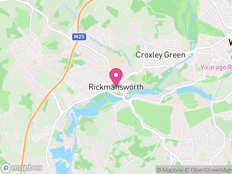 Map of Three Rivers, Hertfordshire