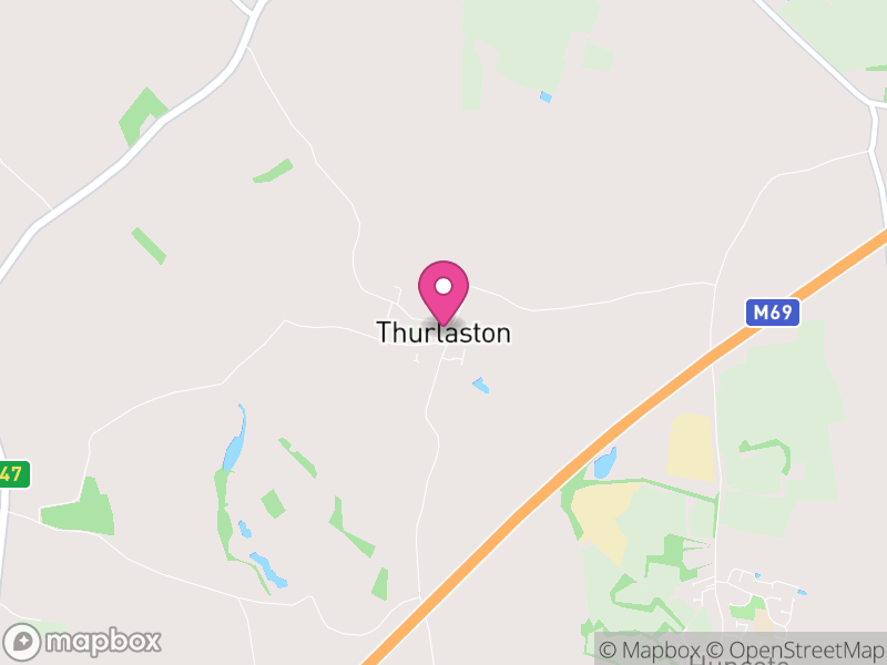Map of Thurlaston, Blaby