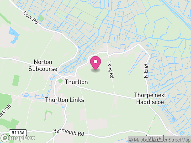 Map of Thurlton, South Norfolk