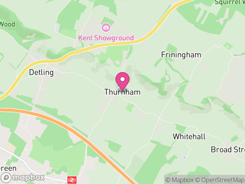 Map of Thurnham, Maidstone