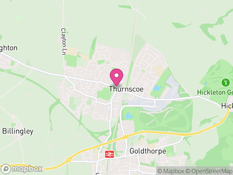 Map of Thurnscoe