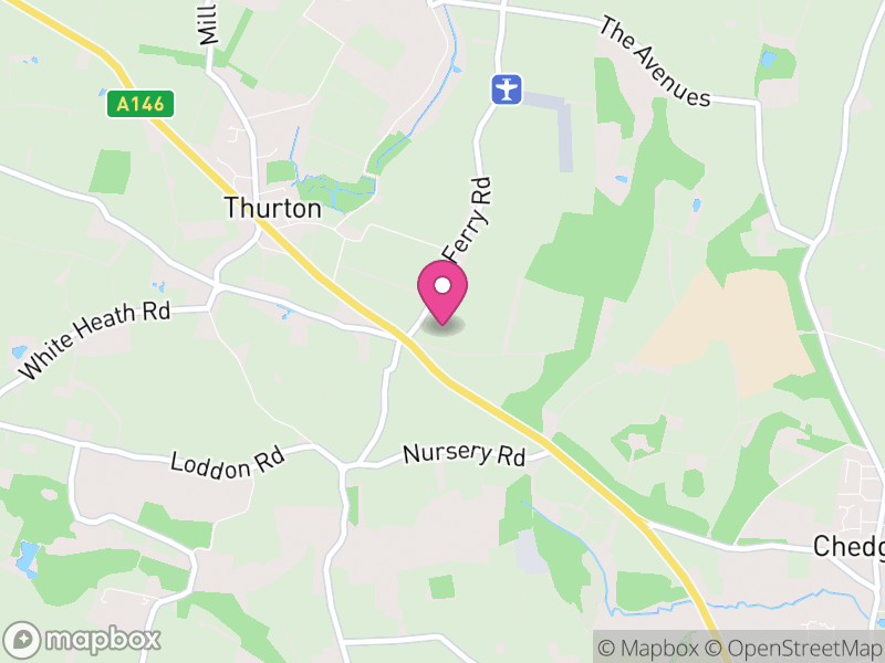 Map of Thurton, South Norfolk