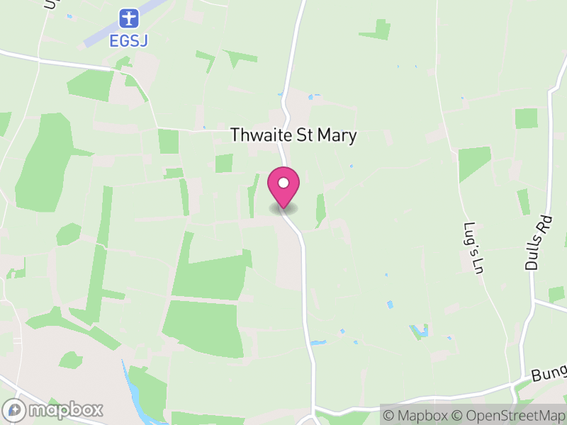 Map of Thwaite, South Norfolk