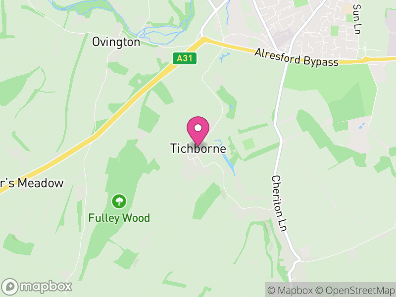 Map of Tichborne, Winchester