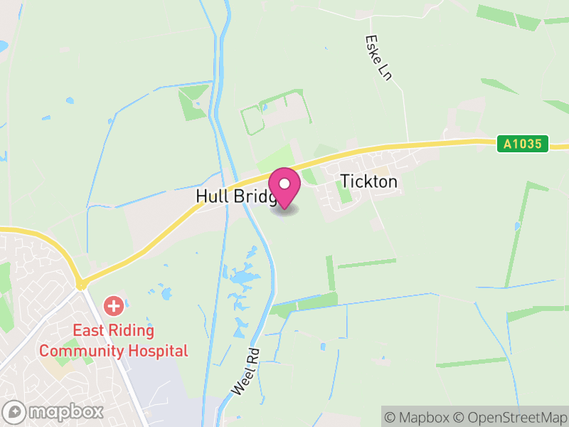 Map of Tickton, East Riding of Yorkshire