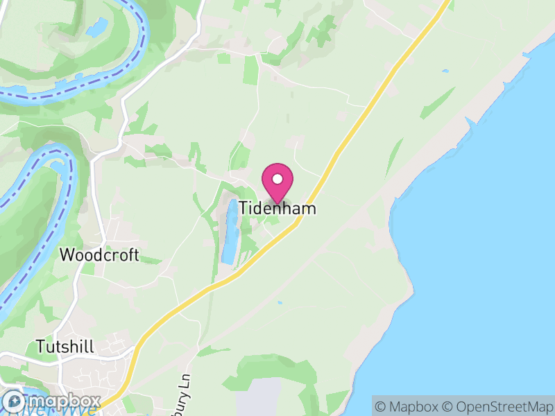 Map of Tidenham, Forest of Dean