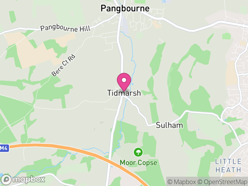 Map of Tidmarsh, West Berkshire