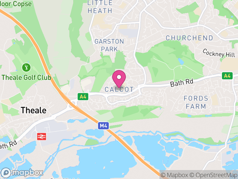 Map of Tilehurst, West Berkshire